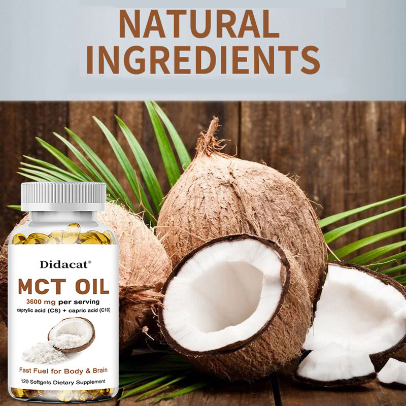 Mct Oil Coconut - Kapsułki z czystą olejką MCT 3000