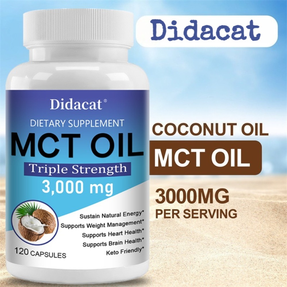 Mct Oil Coconut - Olej MCT zawiera olej kokosowy, wspomaga