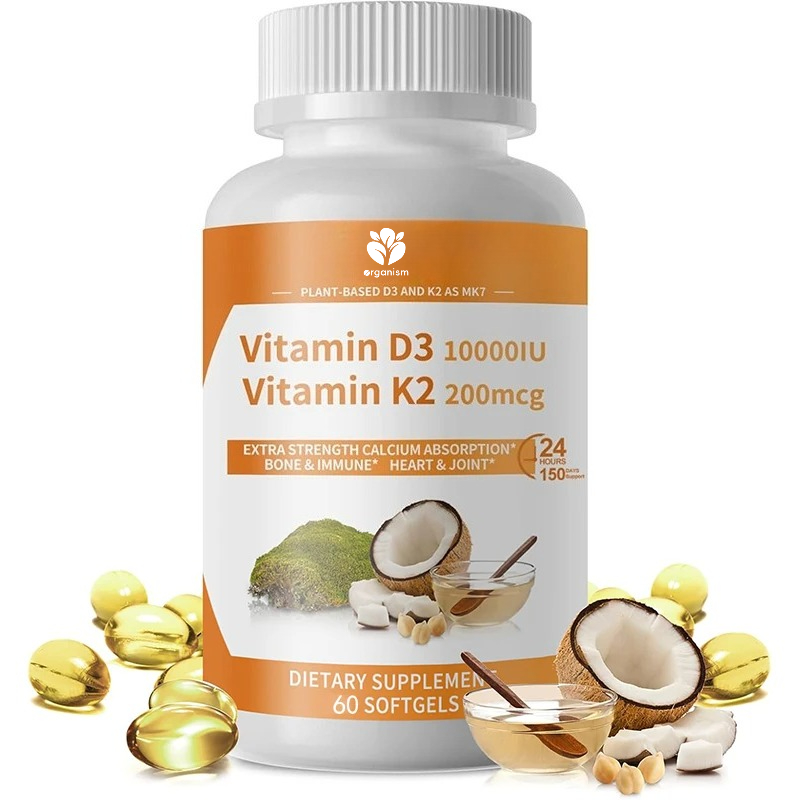 Mct Oil Coconut - D3 K2 Witamina 200 mikrogramów (100