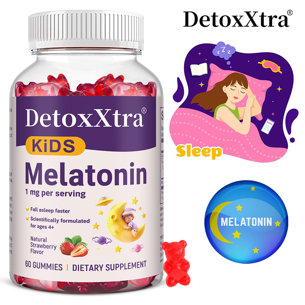 Melatonin Sleep Gummy - Melatonina w żelkach 1mg - Pomoc