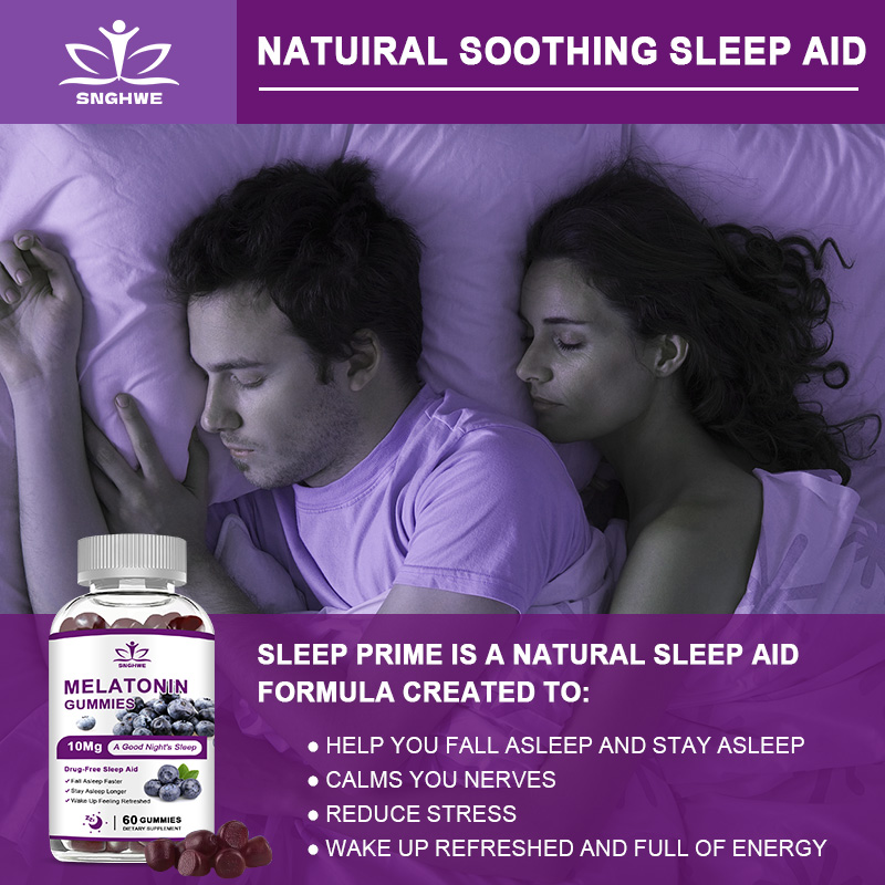 Żelki z melatoniną 10mg do spa – Melatonin Sleep Gummy recenzja i cena