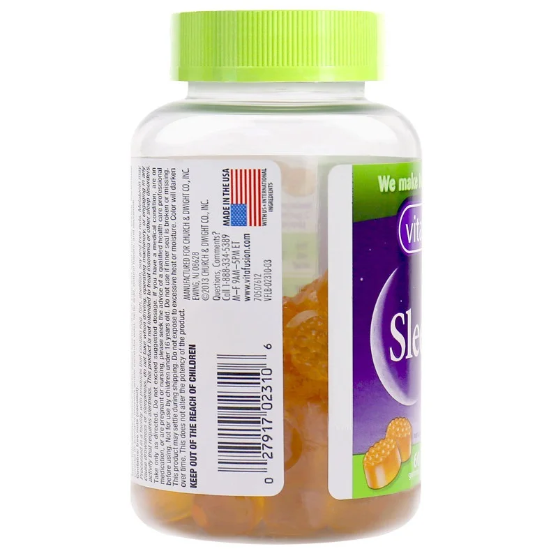 American Vitafusion Sleepwell  – Melatonin Sleep Gummy recenzja i cena