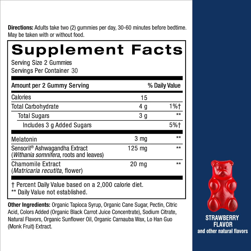Relaks i Sen - z Melatoniną, w – Melatonin Sleep Gummy recenzja i cena