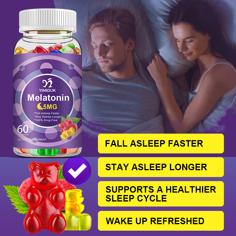 Melatonina w żelkach 5 mg, wsp – Melatonin Sleep Gummy recenzja i cena