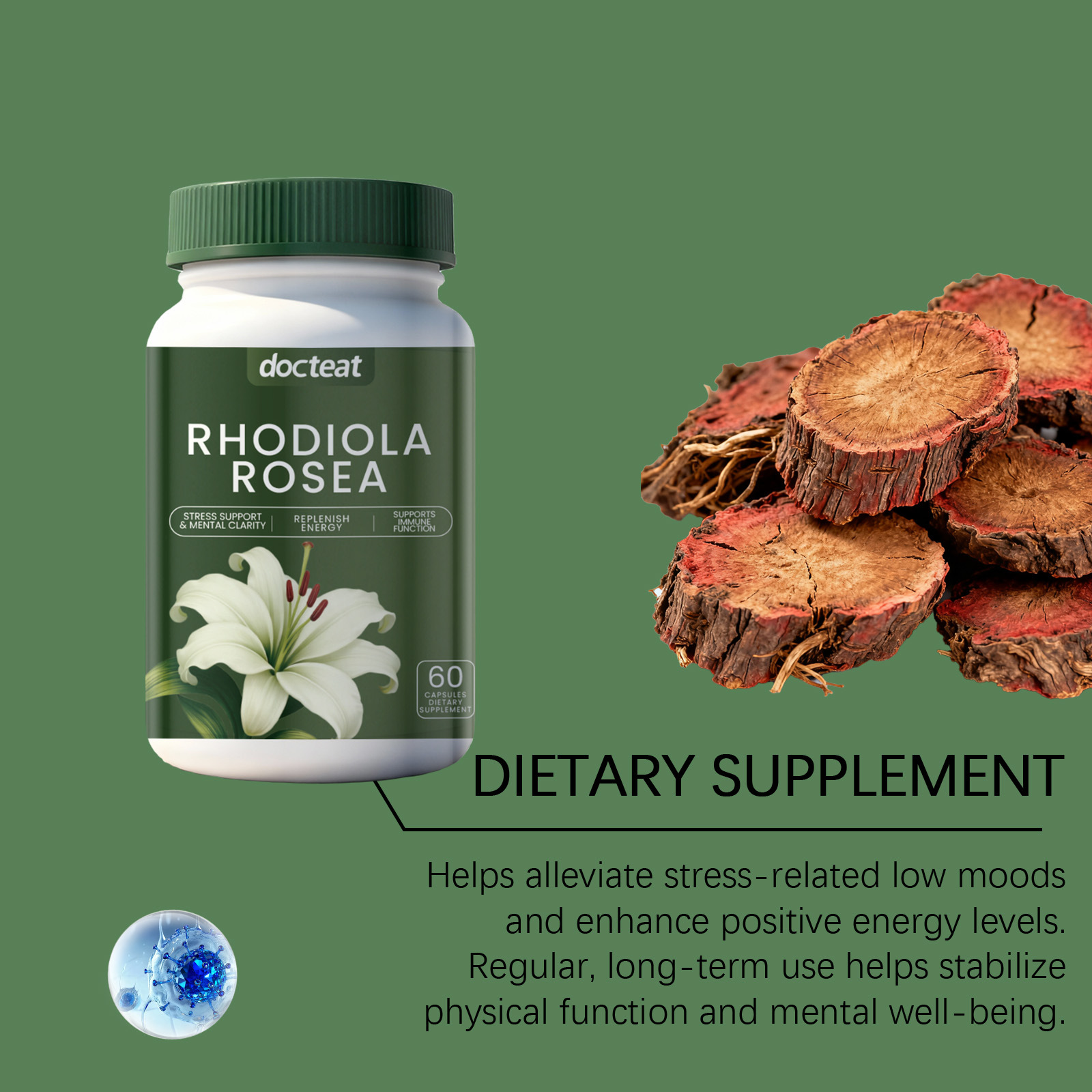 Kapsułki DOCTEAT dla Zdrowia M – Nutrition Fitness And Health recenzja i cena