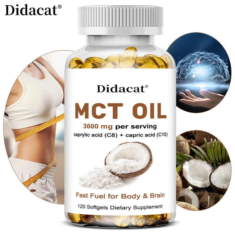 MCT Oil 3600 mg C8 C10 Kapsułk – Mct Oil Coconut recenzja i cena