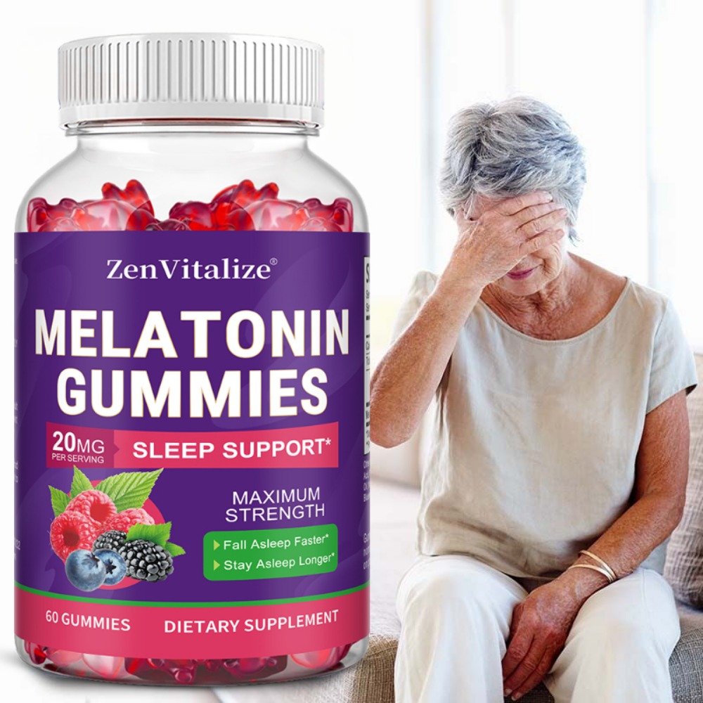 Żelki z melatoniną dla dorosły – Melatonin Sleep Gummy recenzja i cena