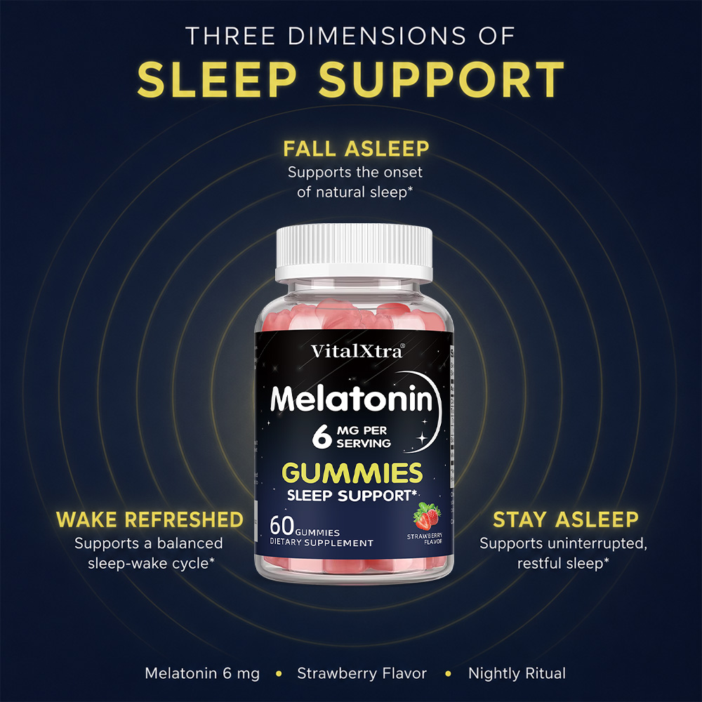 Melatonina w żelkach 6mg, natu – Melatonin Sleep Gummy recenzja i cena