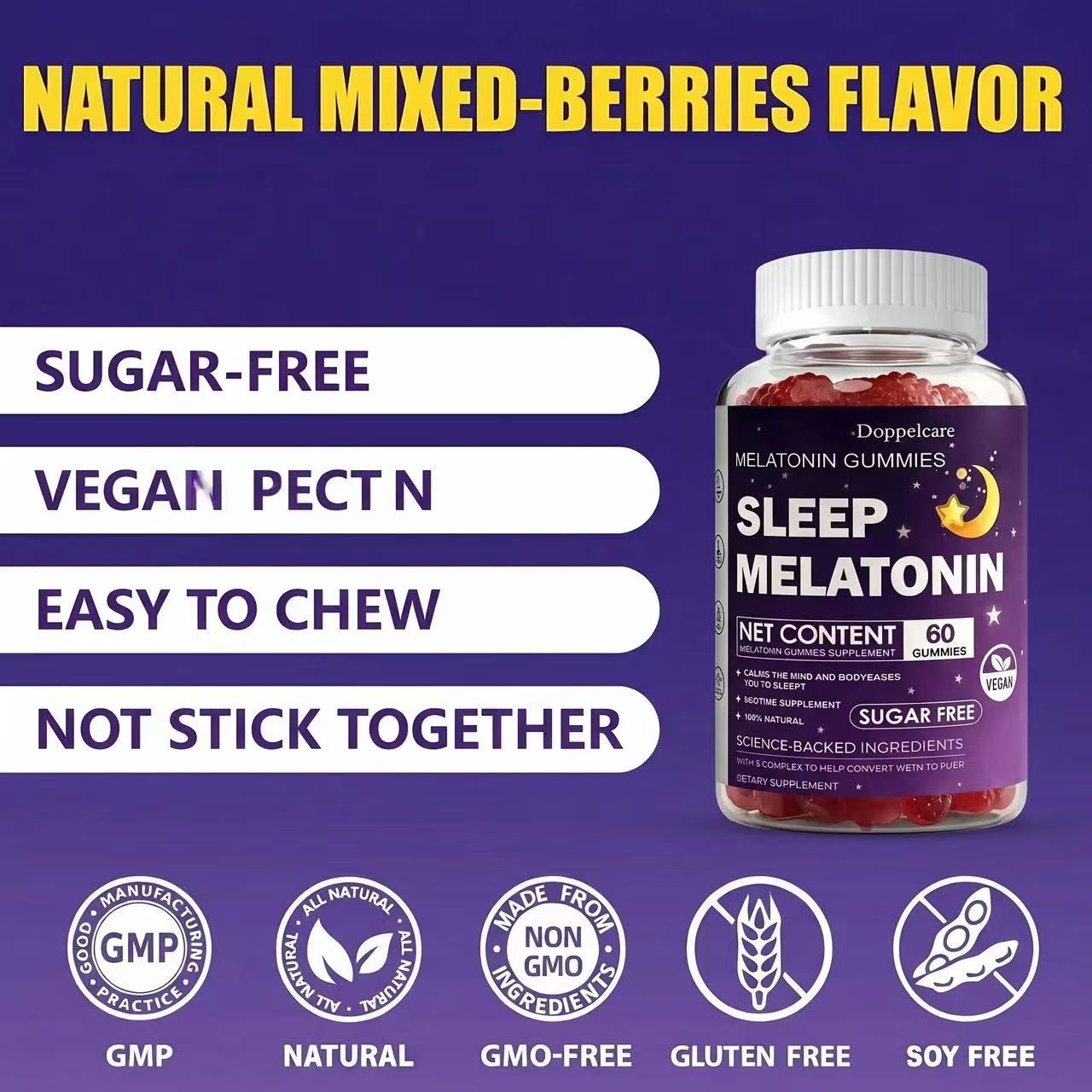 Żelki z melatoniną do spania,  – Melatonin Sleep Gummy recenzja i cena