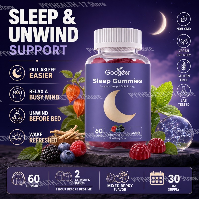 Googeer Żelki do spania dla do – Melatonin Sleep Gummy recenzja i cena