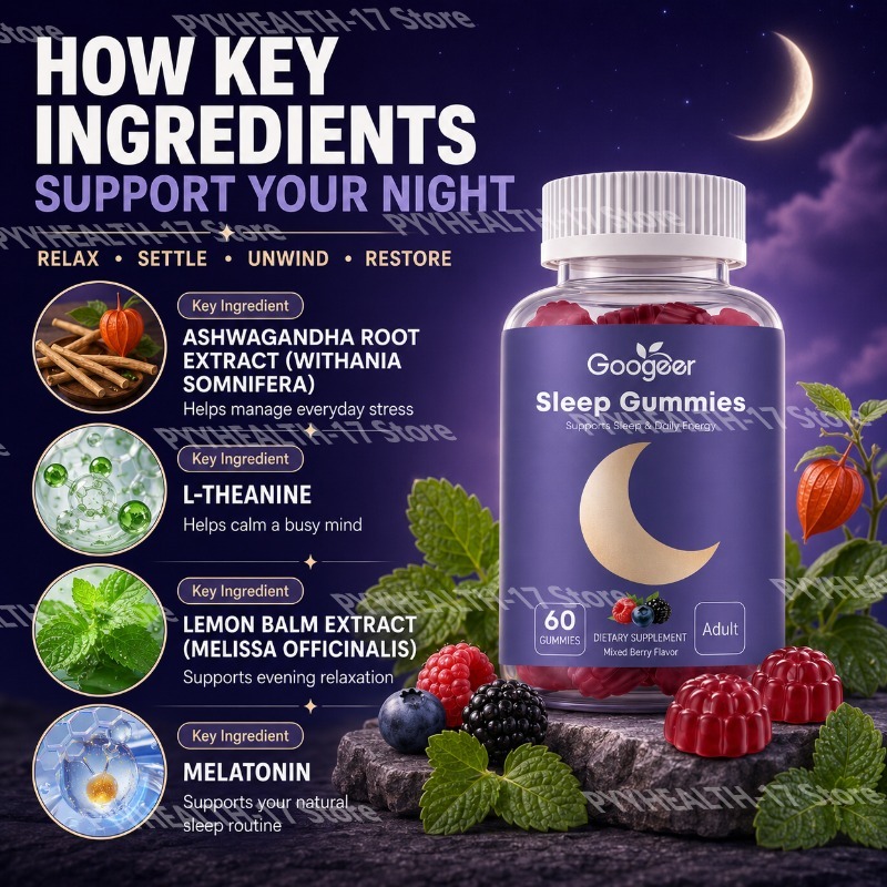 Googeer Żelki do spania dla do – Melatonin Sleep Gummy recenzja i cena